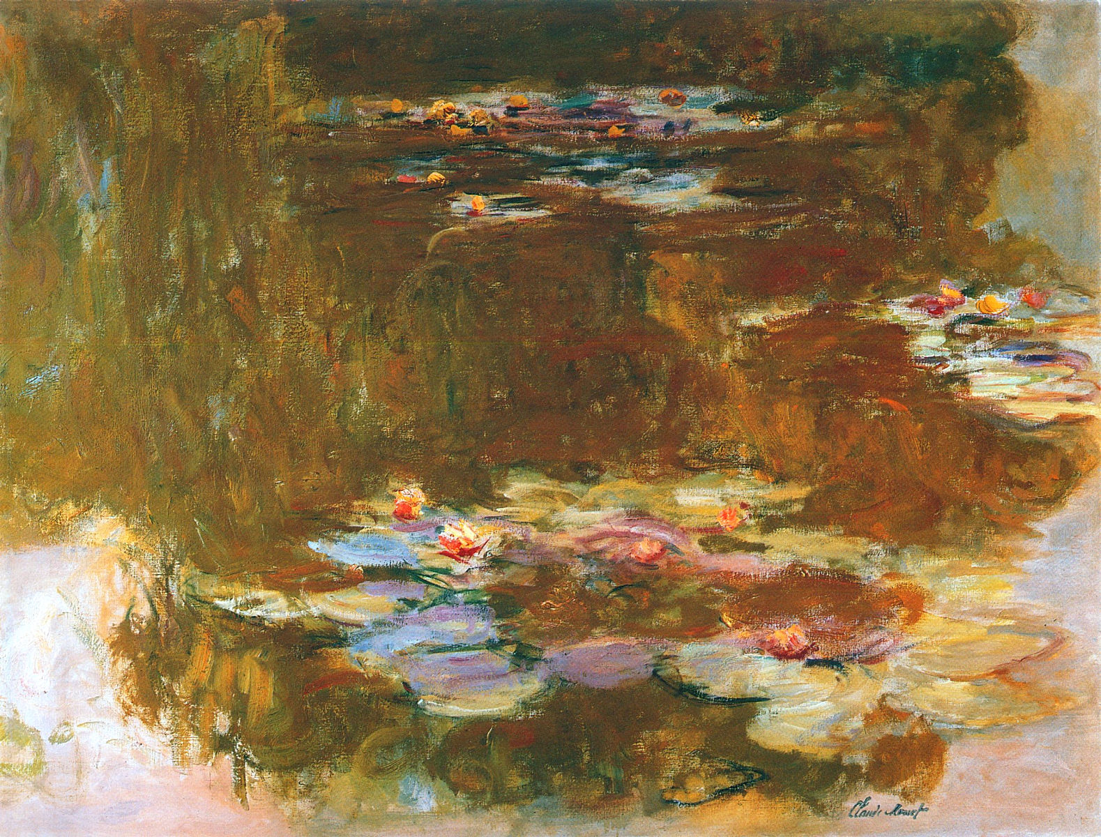 Water Lily Pond 1917